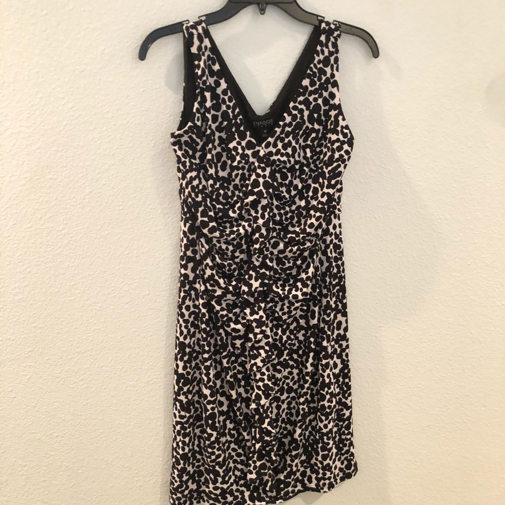 Black and white dress